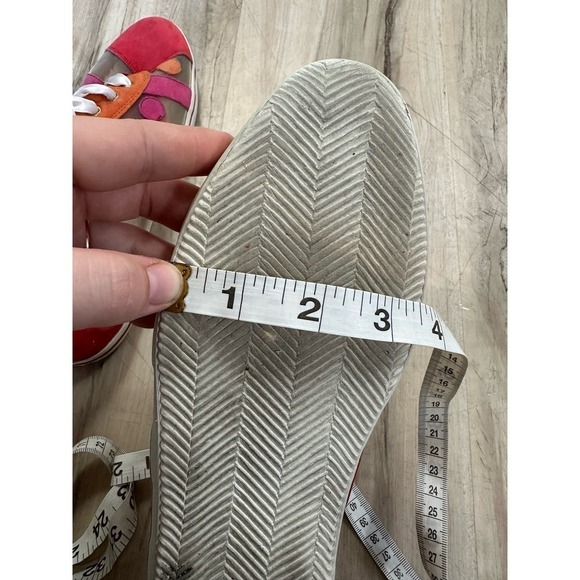 Stuart Weitzman colorful polka dot suede mesh shoes - Picture 8 of 8